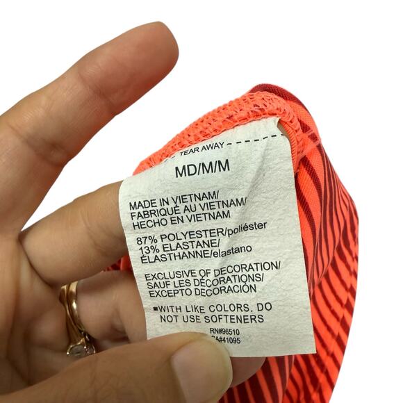 Under Armour Project Rock Waistband Ankle Training Tight Orange Size Medium - Picture 11 of 11